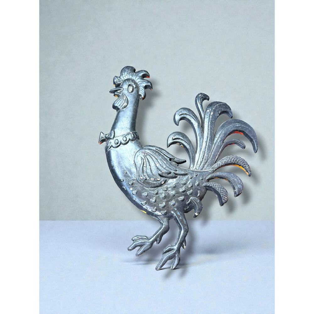 Vintage 1967 Sexton Cast Metal Rooster Wall Hanging USA Farmhouse Kitchen Decor